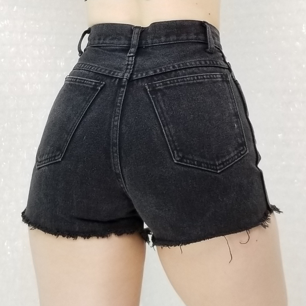 SOLD🌈1990s Rio high-waisted galaxy jean cut offs - Picture 2 of 8